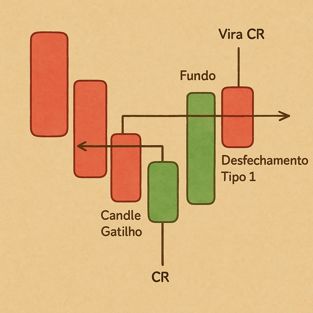 Desfechamento por CR