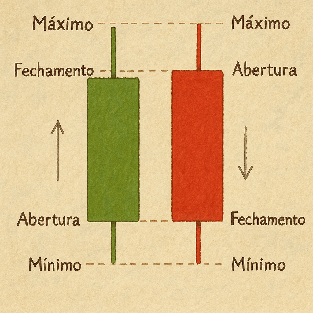 Exemplo de Candlestick